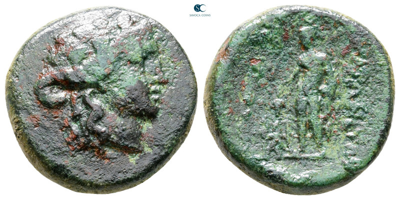 Thrace. Maroneia circa 189-45 BC. 
Bronze Æ

21 mm, 7,79 g



Good Fine