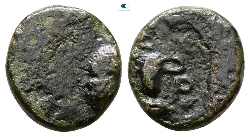 Kings of Thrace. Odrysian. Kersebleptes 359-340 BC. 
Bronze Æ

13 mm, 1,67 g...