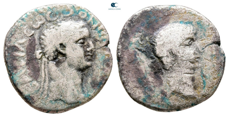 Kings of Pontos. Polemo II, with Tryphaena AD 38-64. 
Drachm AR

17 mm, 2,87 ...