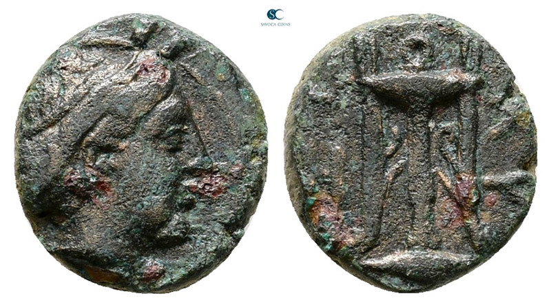 Mysia. Kyzikos circa 300-200 BC. 
Bronze Æ

11 mm, 1,35 g



Very Fine