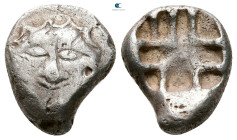 Mysia. Parion circa 500 BC. Drachm AR