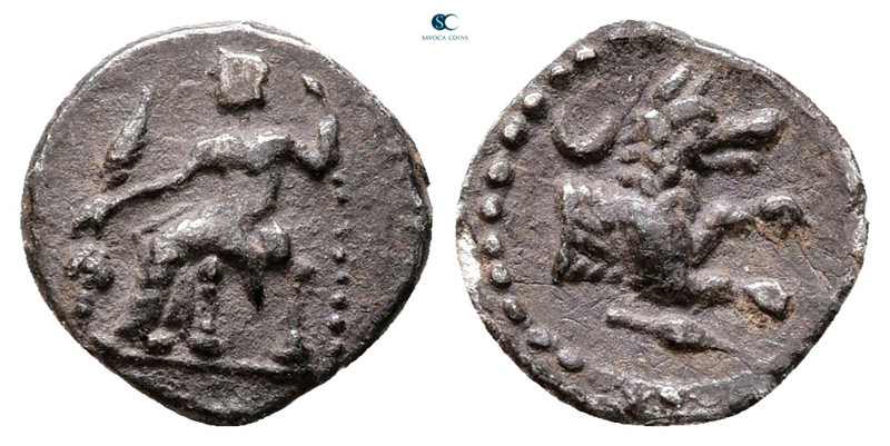 Lycaonia. Laranda circa 324-323 BC. 
Obol AR

11 mm, 0,55 g



Very Fine