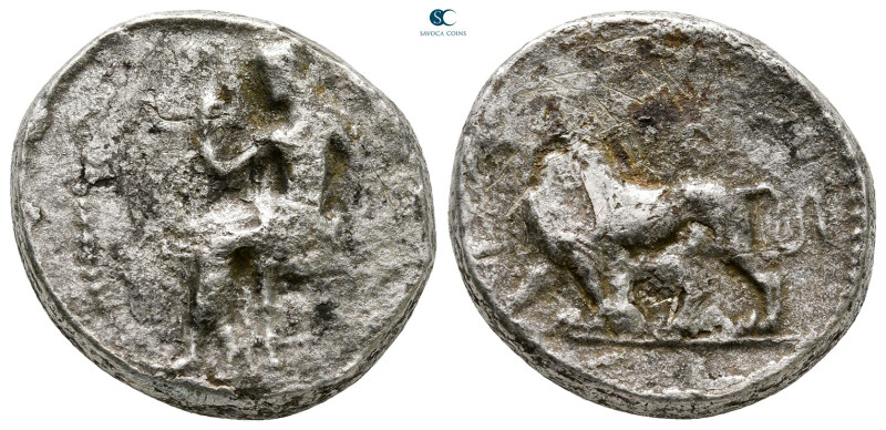 Persia. Alexandrine Empire. Mazaios, Satrap of Babylon 328-311 BC. 
Tetradrachm...