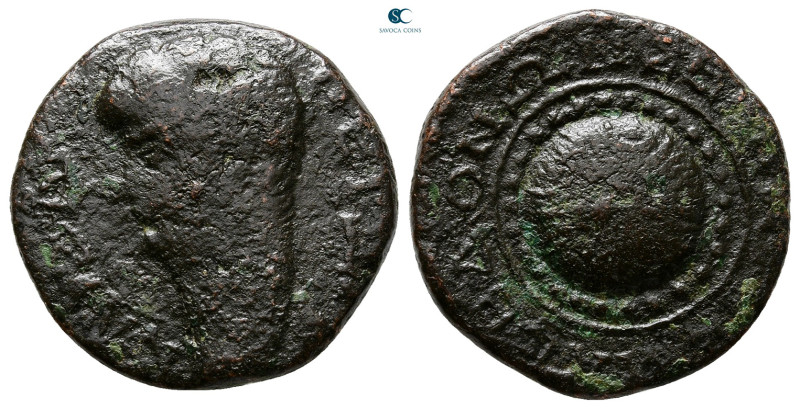 Macedon. Koinon of Macedon, Beroea. Nero AD 54-68. 
Bronze Æ

22 mm, 6,92 g
...