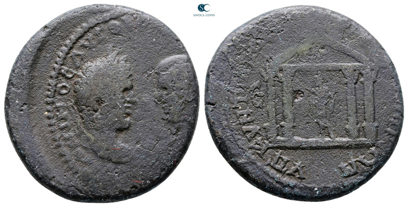 Moesia Inferior. Marcianopolis. Caracalla, with Julia Domna AD 198-217. 
Bronze...