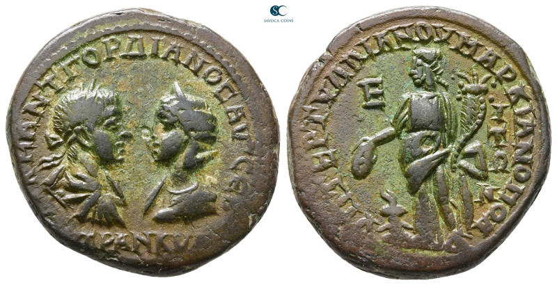 Moesia Inferior. Marcianopolis. Gordian III and Tranquillina AD 238-244. 
Bronz...