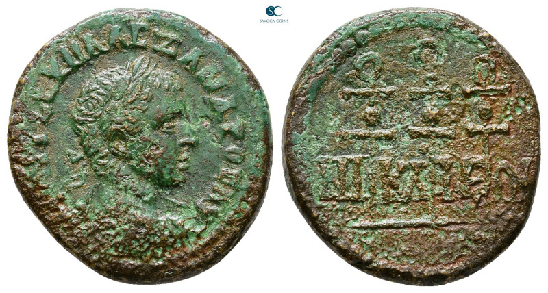 Bithynia. Nikaia. Severus Alexander AD 222-235. 
Bronze Æ

21 mm, 5,38 g

...