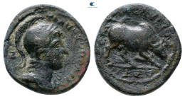 Caria. Trapezopolis. Pseudo-autonomous issue. Time of Antoninus Pius  AD 138-161. Bronze Æ