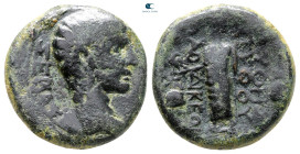 Phrygia. Laodikeia ad Lycum. Tiberius AD 14-37. Pythes, son of Pythes, magistrate. Bronze Æ