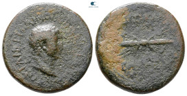 Cilicia. Olba AD 27-28. High Priest and Dynast M. Antonius Polemon and local magistrate Neonos. Bronze Æ