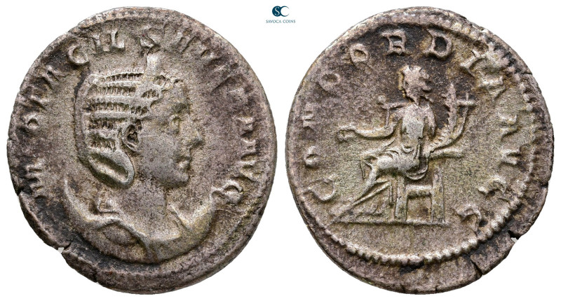 Otacilia Severa AD 244-249. Rome
Antoninianus AR

23 mm, 3,56 g



Very F...