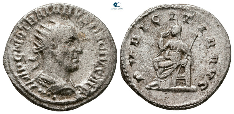 Trajan Decius AD 249-251. Antioch
Antoninianus AR

23 mm, 4,23 g



Very ...