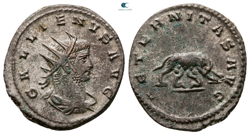 Gallienus AD 253-268. Antioch
Billon Antoninianus

21 mm, 2,94 g



Very ...