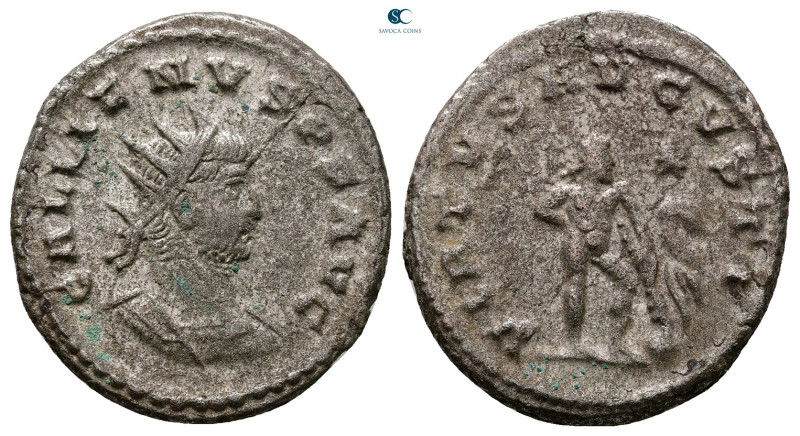 Gallienus AD 253-268. Antioch
Billon Antoninianus

22 mm, 3,96 g



Nearl...