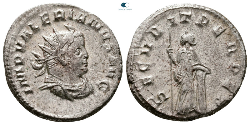 Valerian I AD 253-260. Mediolanum
Antoninianus Æ silvered

22 mm, 4,02 g

...