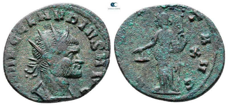 Claudius II (Gothicus) AD 268-270. Rome
Antoninianus Æ

21 mm, 2,66 g



...