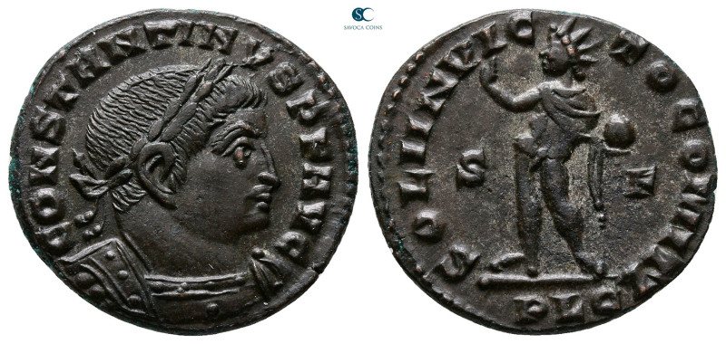 Constantine I the Great AD 306-337. Lugdunum
Follis Æ

22 mm, 4,21 g



E...