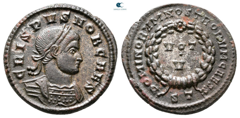 Crispus, as Caesar AD 316-326. Ticinum
Follis Æ

19 mm, 3,53 g



Nearly ...