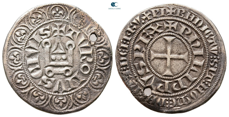 France. Philipp IV Le Bel AD 1285-1314. 
Gros Tournois AR

25 mm, 3,22 g

...
