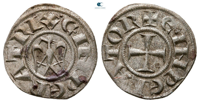 Italy. Sicily. Messina. Henry VI and Constance AD 1194-1197. 
Denaro BI

15 m...