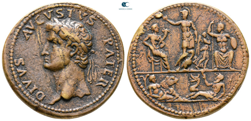 Italy. Divus Augustus . 
Paduan Sestertius Æ

37 mm, 22,31 g



Very Fine...