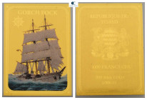 Tschad. Motive: Gorch Fock.  . with certificate of authenticity; fine gold. 3000 Francs CFA AV