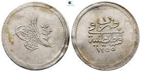 Turkey. Abdul Mejid  AD 1839-1861. 1 1/2 Kurush AR