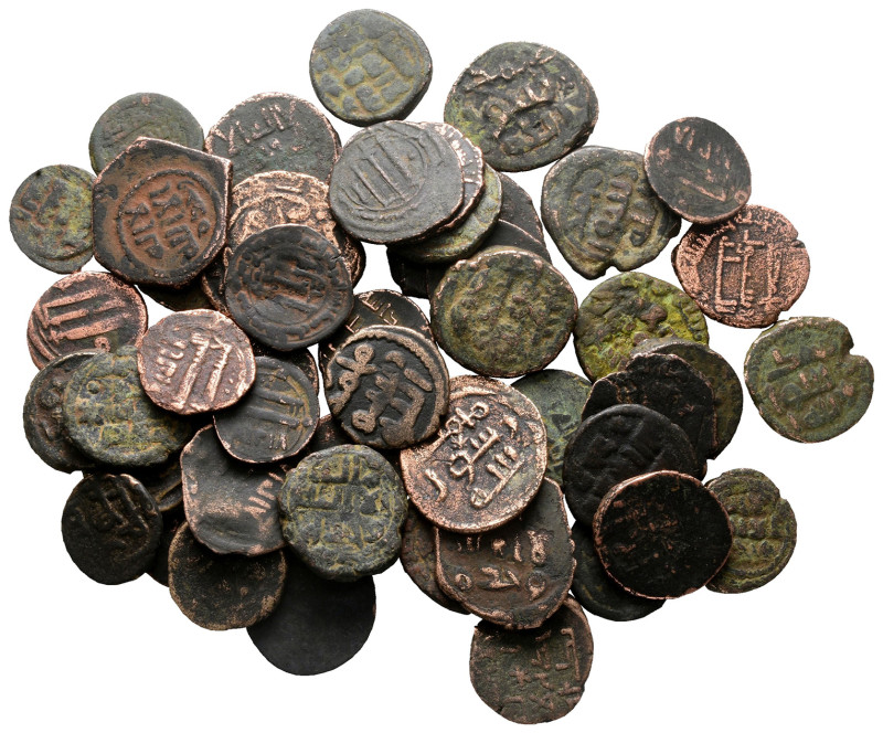 Lot of ca. 50 islamic bronze coins / SOLD AS SEEN, NO RETURN! 

Very Fine