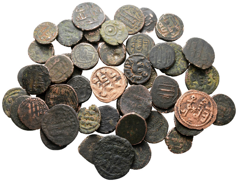 Lot of ca. 50 islamic bronze coins / SOLD AS SEEN, NO RETURN! 

Very Fine