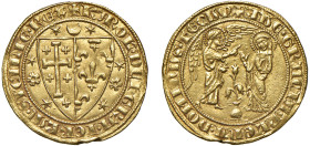 NAPOLI - CARLO I D'ANGIO' (1266-1285) - Saluto d'oro
Oro - 4,38 gr.
Dritto: Stemma partito. - Rovescio: L'annunciazione.
Pannuti-Riccio 1
Lieve se...
