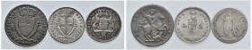 GENOVA - REPUBBLICA GENOVESE (1814) - 2 soldi 1814 in lotto con 10 soldi e 4 soldi
Argento e mistura
Gigante 1, 3 e 4a
Ottimo SPL-FDC
In lotto con...