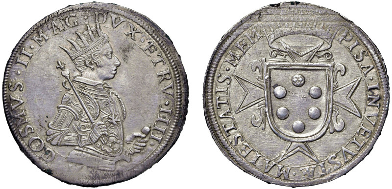 PISA - COSIMO II DE MEDICI (1608-1630) - Tallero
Argento - 28,10 gr.
Dritto: B...
