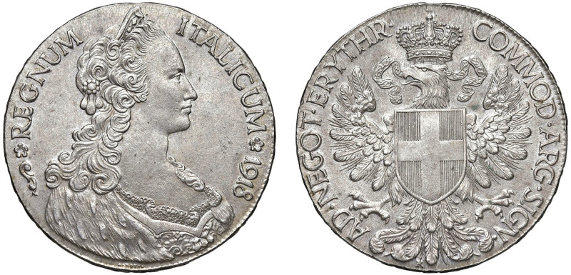VITTORIO EMANUELE III, Colonia Eritrea (1900-1943) - Tallero italicum
Argento -...