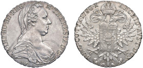 VITTORIO EMANUELE III, Colonia Eritrea (1900-1943) - Tallero di convenzione, Roma
Argento - 28,05 gr.
Dritto: Busto drappeggiato, diademato e velato...