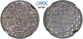 INNOCENZO XI, Benedetto Odescalchi (1676-1689) - Giulio riformato 1686, an. XI, Roma
Argento - 3,05 gr.
Dritto: Stemma ovale sagomato con fogliami; ...