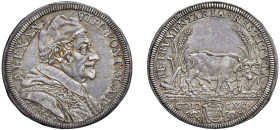 ALESSANDRO VIII, Pietro Ottoboni (1689-1691) - Testone 1690, an. I, Roma
Argento - 9,05 gr.
Dritto: Busto a destra con camauro, stola con imprese ar...