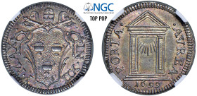 INNOCENZO XII, Antonio Pignatelli (1691-1700) - Grosso 1699, Roma
Argento - n.d.
Dritto: Stemma poligonale con palmette, sormontato da triregno e ch...