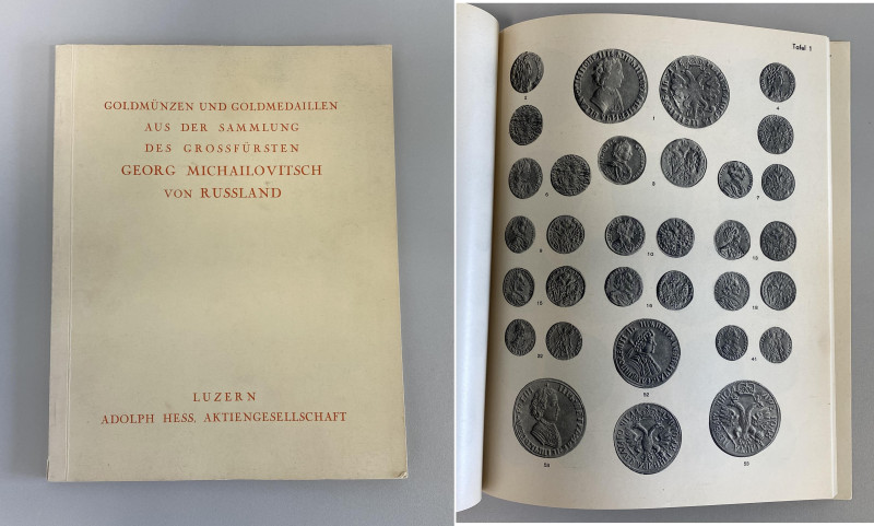 RUSSLAND LITERATUR
 GOLDMÜNZEN UND GOLDMEDAILLEN AUS DER SAMMLUNG DES GROSSFÜRS...