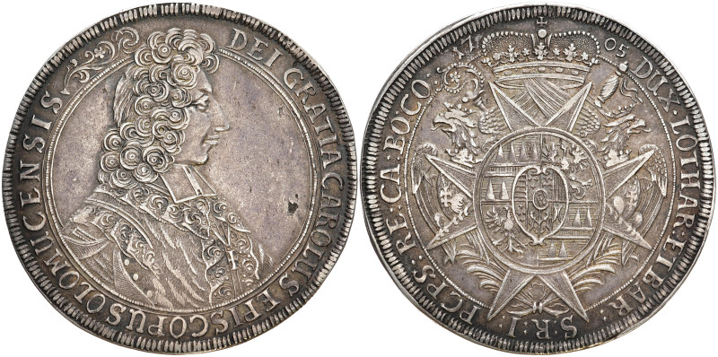 GEISTLICHKEIT OLMÜTZ, BISTUM
Karl III. von Lothringen, 1695-1711. Reichstaler 1...