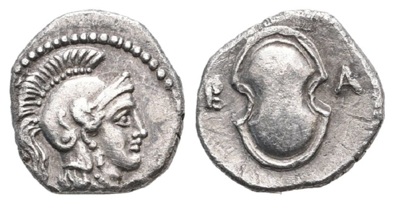 CILICIA. Tarsos. Balakros, satrap of Cilicia, 333-323 BC. Obol (Silver. Head of ...