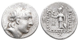 CAPPADOCIA. Caesareia-Eusebia. Autonomous issues, circa 67/6-26/5 BC. AE (Bronze,. Head of Artemis to right. Rev. EYΣE-[B]EIAΣ Quiver. 

Weight: 3,9...