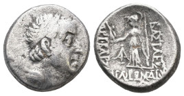 KINGS OF CAPPADOCIA. Ariobarzanes I Philoromaios (96-63 BC). Drachm. Mint A (Eusebeia under Mt. Argaios). Dated RY 30 (66/5 BC).
Obv: Diademed head r...