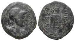 MYSIA Pergamon . Bronze Æ CIRCA 133-27 BC

Weight: 5,1 gr
Diameter: 18,1 mm