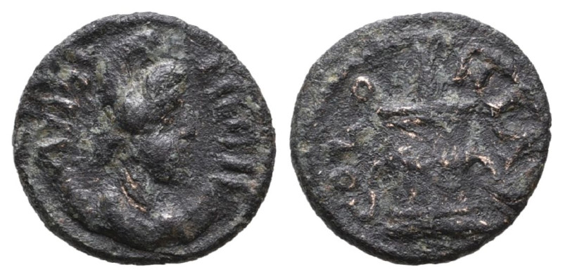 Roman Pronincial ,BRONZE AE

Weight: 1,1 gr
Diameter: 12,9 mm