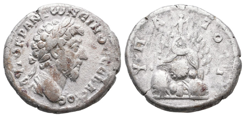 CAPPADOCIA, Caesaraea-Eusebia. Marcus Aurelius, 161-180. Didrachm (Silver), 161-...