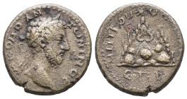 Cappadocia. Caesarea. Commodus 180-192 AD. Year 10 = 189 AD.. Bronze Æ . [ΑV Μ] ΚΟΜΟ ΑΝΤωΝΙΝO, laureate head of Commodus right / [ΜΗΤΡ]-Ο ΚΑСΑΡEΙ, Mou...