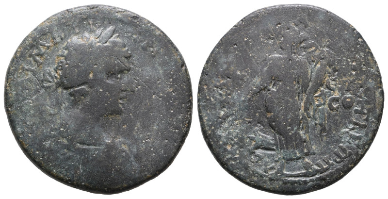 PONTUS. Amasia. Caracalla, 198-217. Tetrassarion (Bronze), CY 209 = 207/8 AD. AY...