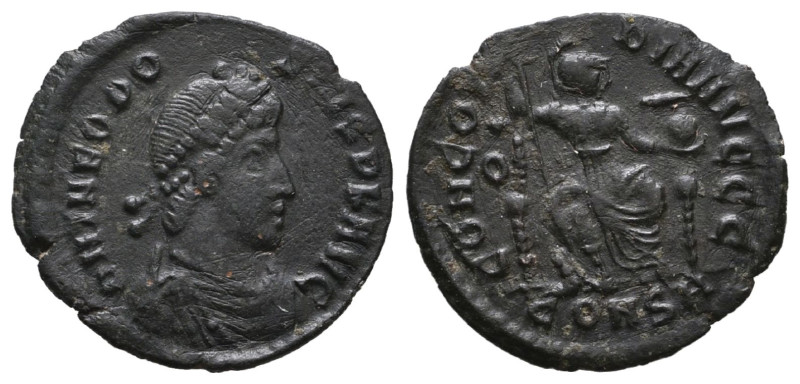 Theodosius I. CONS., AD 383-388. D N THEODOSIVS P F AVG,

Weight: 1,2 gr
Diam...