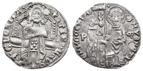 Italian States, Venezia (Venice, Republic). Giovanni Mocenigo AR Marcello. Doge LXXII, AD 1478-1485. Andrea Molin, mintmaster. IO•MOCENICO DVX S•M•VEN...