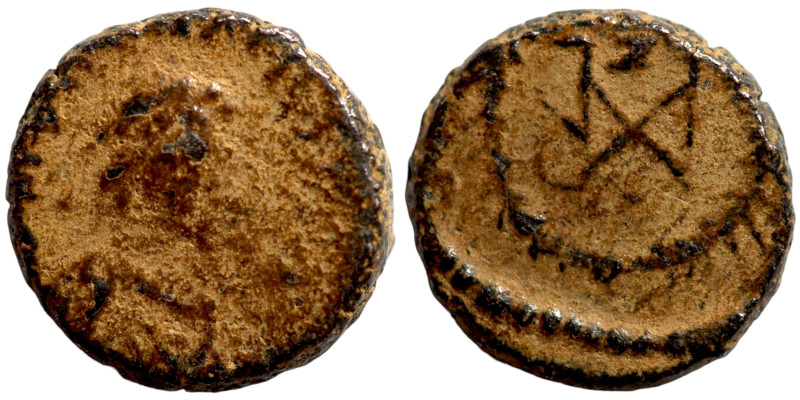 Marcian, 450-457. Nummus Constantinople. D N MARCIANVS P F AV Diademed, draped a...